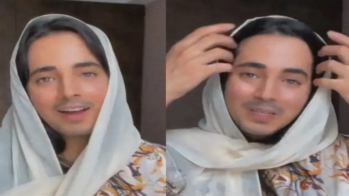 بدر خلف يثير الغضب بعد قراره بإرتداء الحجاب - فيديو