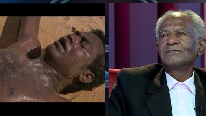 مشهد التعذيب... يثير دموع شخصية "بلال" في فيلم الرسالة - فيديو