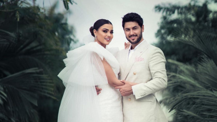 زفاف لين أبو شعر وكريم ديب في المالديف يتصدر الترند - فيديو