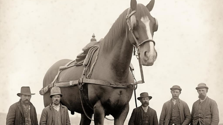 الحصان الترند: ما حقيقة العثور على أكبر حصان في التاريخ بارتفاع 5 أمتار؟