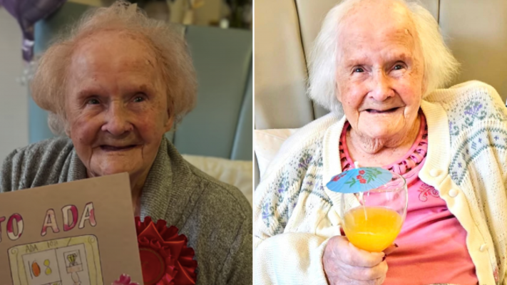 مُسنة تحتفل بعيد مولدها الـ 108 وتوضح أنّ كلابها سر بقائها على قيد الحياة