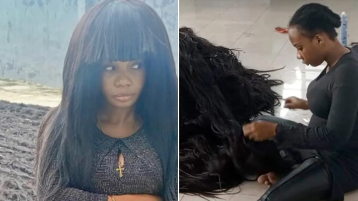 امرأة نيجيريّة تدخل موسوعة غينيس بصنع أطول شعر مستعار في العالم - صور