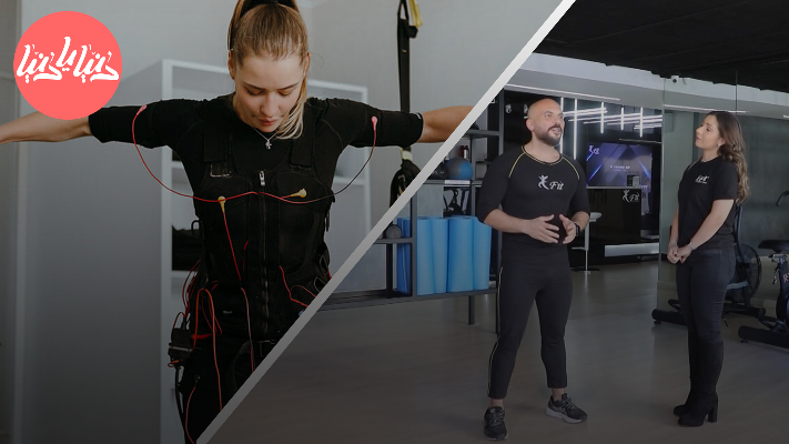 تمارين رياضية باستخدام تقنية EMS - فيديو