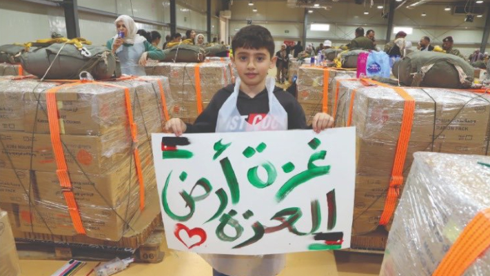 بكلمات حنونة.. أطفال الأردن يتضامنون مع أطفال غزة ويرسلون لهم المساعدات - فيديو