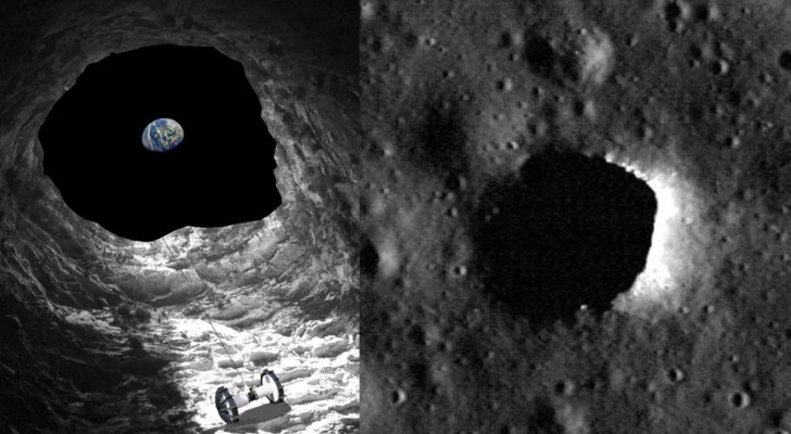 علماء يكتشفون كهفا على سطح القمر