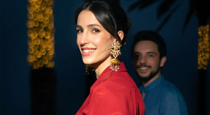 ولي العهد والأميرة رجوة يرزقان بالأميرة "إيمان بنت الحسين"