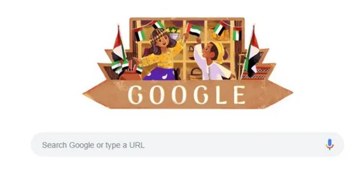 غوغل يحتفل بعيد الاتحاد الـ53 لدولة الإمارات بأيقونة خاصة!