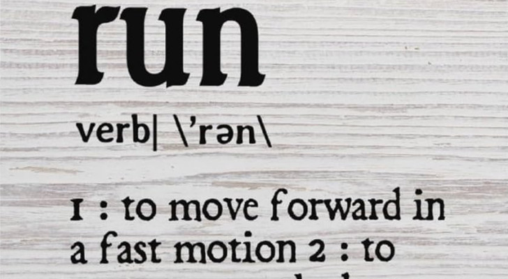 أكثر كلمة معقدة في الإنجليزية هي (Run).. لها 645 معنى!
