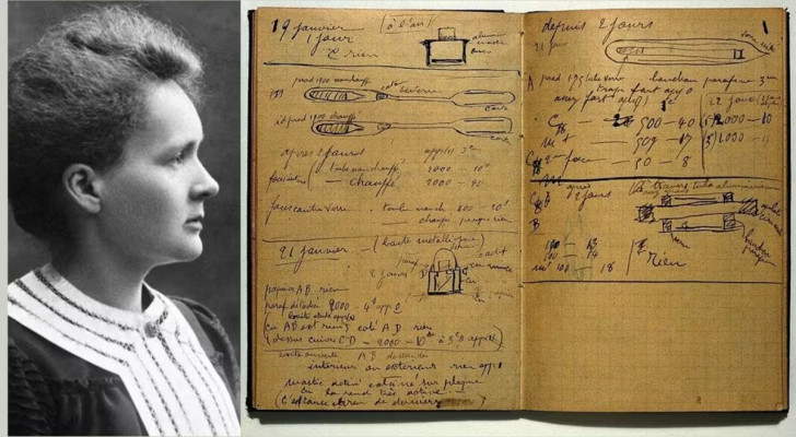 دفاتر ماري كوري لا زال ينبعث منها إشعاعات حتى بعد 100 عام على وفاتها!