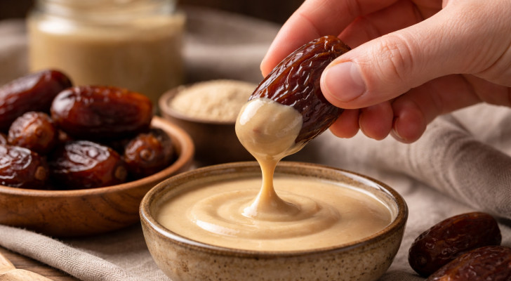 للصحة البدنية والخصوبة.. ما فائدة تناول التمر والطحينة للرجال؟