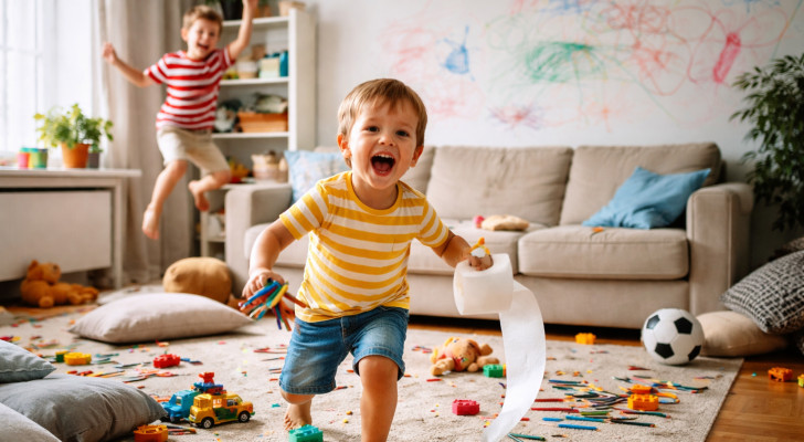 خبراء: ٱلطفل ٱلثاني هو زعيم ٱلعصابة ٱلصغير ومصدر "ٱلأكشن" في ٱلمنزل