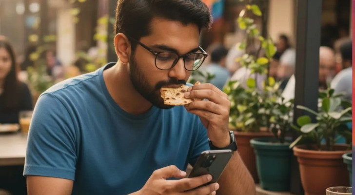 هل تفضل تناول طعامك وأنت تشاهد الشاشة؟ إليك هذه المعلومة عن صحتك النفسية!