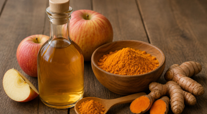 ماذا يحدث لجسمك عند خلط الكركم مع خل التفاح يوميا؟