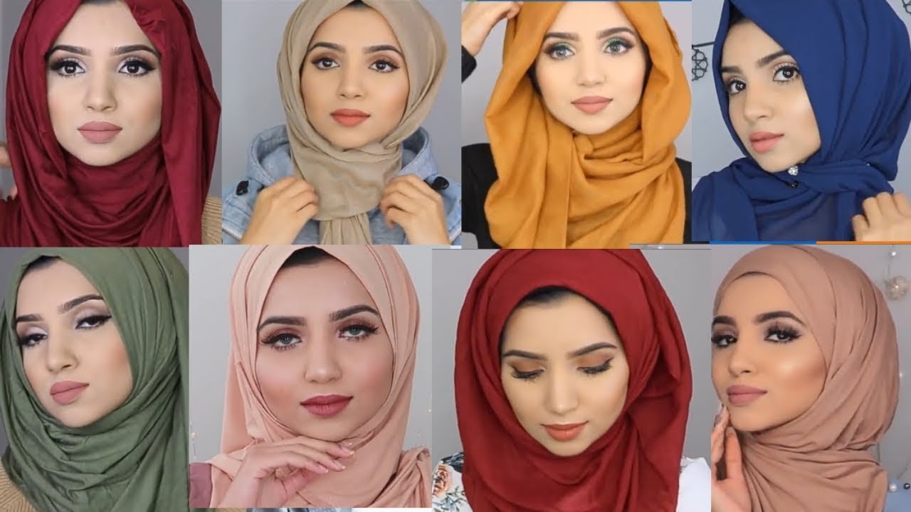 أنسب لفات الشال للوجه المربع