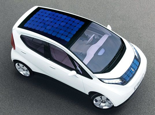 سيارة جديدة تعمل بالطاقة الشمسية